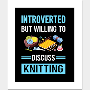 Introverted Knitting Knit Knitter Posters and Art